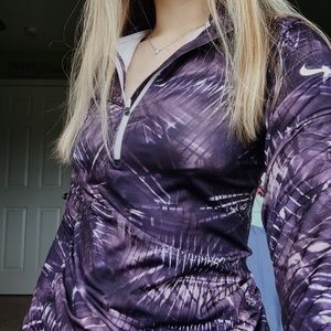 Purple nike sweatshirt